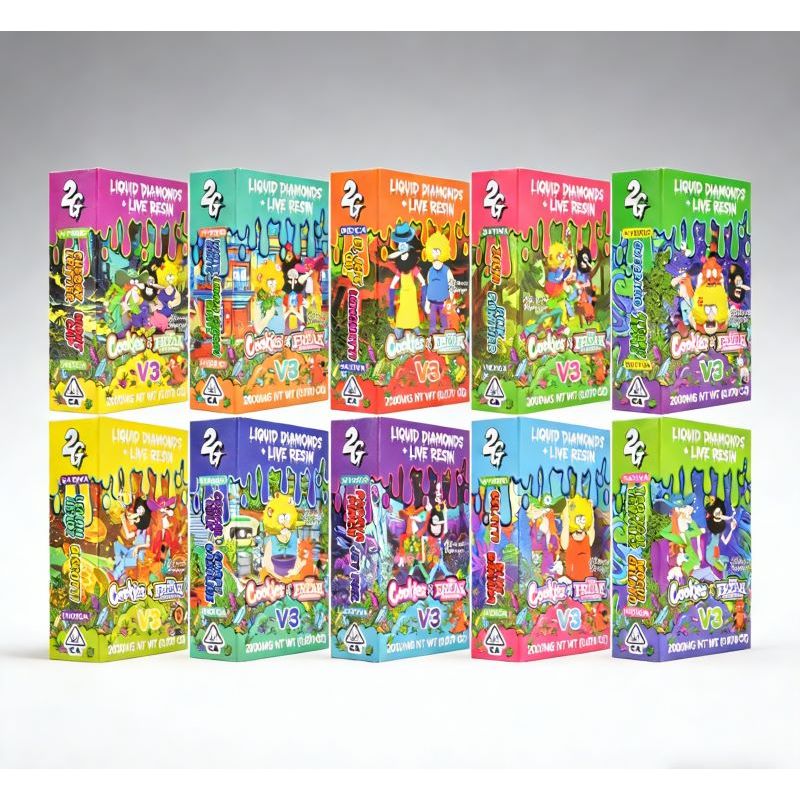 Cookies x Freak Brothers V3 Dual Flavor Empty Carts 2g